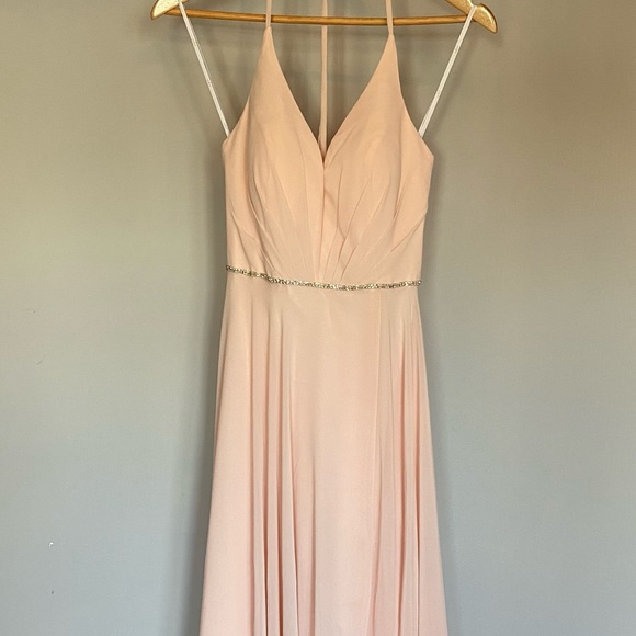 Blush Lace-Up Maxi Dress - BRAND NEW - Picture 3 of 7